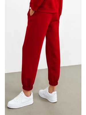 Yakamel Kadın Jogger Lastikli Paça Eşofman Altı