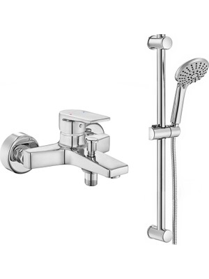E.C.A Eca Dalia Banyo Bataryası + Eca Logica Sürgülü Duş Seti Üst Takımı