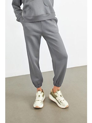 Yakamel Kadın 3 Ip Paçası Lastikli Eşofman Altı