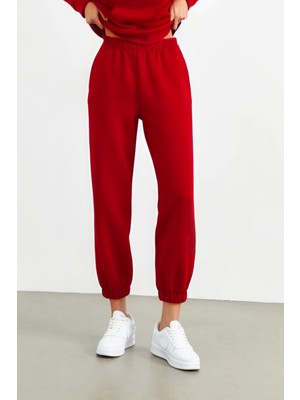 Yakamel Kadın 3 Ip Paçası Lastikli Eşofman Altı