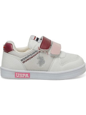 U.S. Polo Assn. Cassera 4fx Beyaz Kız Çocuk Sneaker