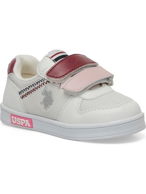 U.S. Polo Assn. Cassera 4fx Beyaz Kız Çocuk Sneaker