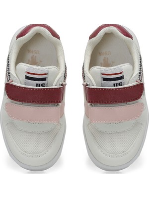 U.S. Polo Assn. Cassera 4fx Beyaz Kız Çocuk Sneaker