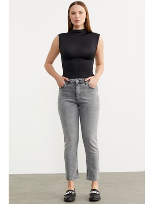 Sementa Straight Comfort Fit Jean Pantolon - Açık Gri