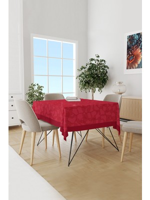 Moud's Kalpler Desenli Süet Dertsiz Masa Örtüsü