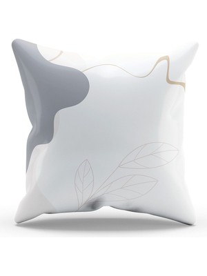 Moud's Çift Tarafı Baskılı Çiftçi - 1 Desenli Süet Kırlent Kılıfı