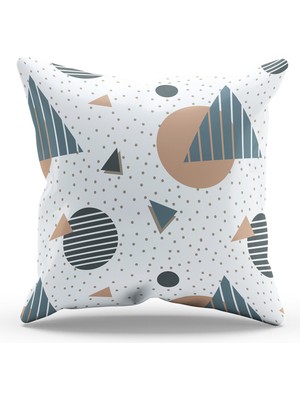 Moud's Çift Tarafı Baskılı Sofas - 6 Desenli Süet Kırlent Kılıfı