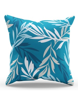 Moud's Çift Tarafı Baskılı Nowon-2 Desenli Süet Kırlent Kılıfı