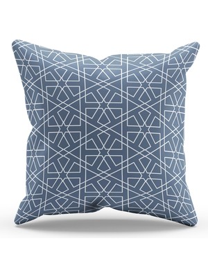 Moud's Çift Tarafı Baskılı Anadolu Kültürü - 3 Desenli Süet Kırlent Kılıfı