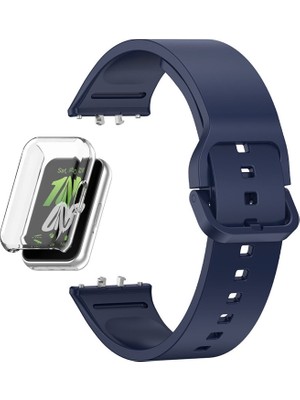 Apsuwa Samsung Galaxy Fit 3 Kordon + Ekran Koruyucu Kasa Şeffaf