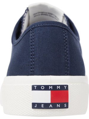 Tommy Hilfiger Lacivert Erkek Sneaker Tjm Lace Up Canvas Color