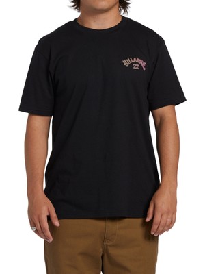 Billabong Siyah Erkek Bisiklet Yaka Regular Fit Desenli T-Shirt ABYZT02256_ARCH Fıll  Tees