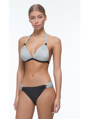 Bellisa Siyah - Gümüş Kadın Bikini Takım 241056