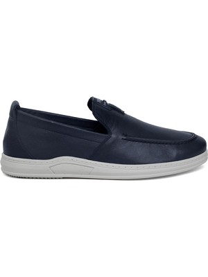 Voyager 5606C Erkek  Deri Casual Ayakkabı Lacivert