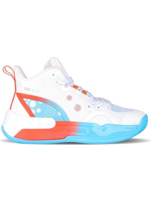 Vicco Gallen Çocuk Basketbol Ayakkabısı Beyaz Renkli Erkekler İçin Hafif P.U/Mesh Taban