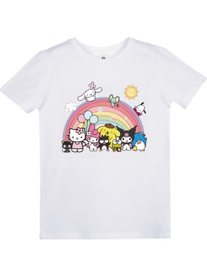 EZ Design Kuromi Gökkuşağı Baskılı Tshirt