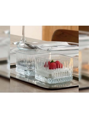 Paşabahçe Elysia Kare Magnolia Kasesi - 12 Li Çok Amaçlı Kase Çerezlik