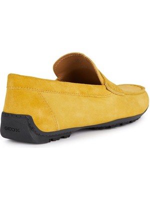 Geox Erkek Sarı Kosmopolis + Grip Süet Deri Casual Loafer U35CFB00020C2000