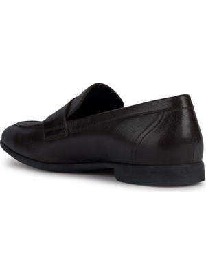 Geox Erkek Kahverengi Sapienza Deri Loafer U35CCA00046C6006