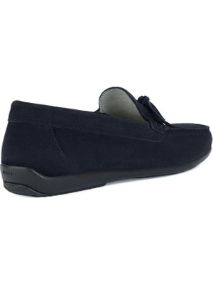 Geox Erkek Lacivert U Ascanio Süet Deri Casual Loafer