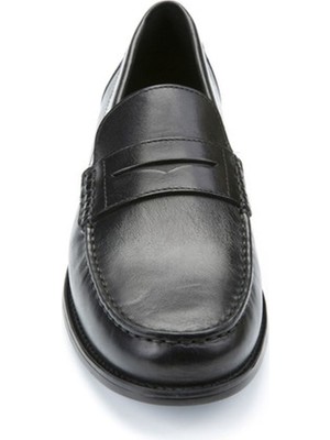 Geox Erkek Siyah New Damon Deri Loafer