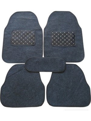 Rs Auto Aksesuar Bmw Uyumlu Bej Kapitone Topuk Destekli  Oto Halı Paspas