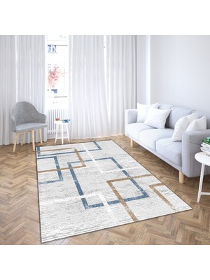 Durum Home Halı Örtüsü Modelleri Lastikli 4m2 6m2 Kaymaz Modern Yıkanabilir Yeni Kadife Efektli Desen Süngersiz