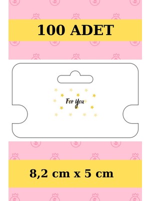 Emtory Home For You 100 Adet Paketleme Kartı