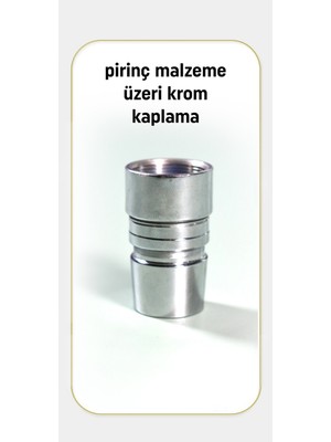 Ghdent Ghdent Ağız Duşu Yedek Musluk Dönüştürücü Aparatı Hızlı Bağlanma Konektörü Pirinç Malzeme Krom Kaplama