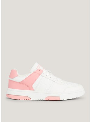 Tommy Hilfiger Beyaz - Pembe Kadın Sneaker EN0EN02475TIC