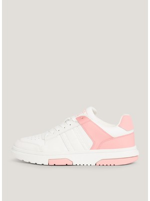 Tommy Hilfiger Beyaz - Pembe Kadın Sneaker EN0EN02475TIC