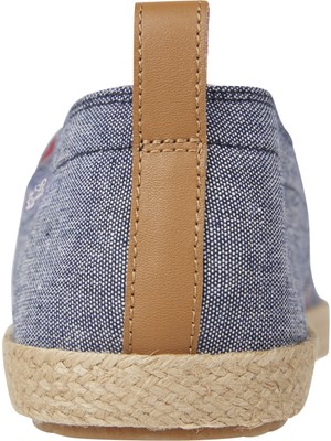 Tommy Hilfiger Mavi Erkek Keten Espadril Hılfıger Espadrılle C Chambray