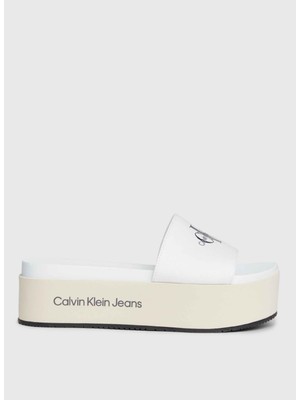 Calvin Klein Krem Kadın Terlik YW0YW010360F9