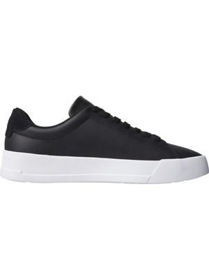 Tommy Hilfiger Siyah Erkek Sneaker Th Court Leather