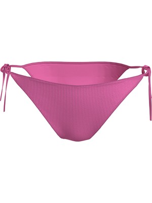 Calvin Klein Pembe Kadın Bikini Alt Strıng Sıde Tıe KW0KW02390TOZ