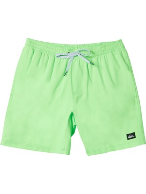 Quiksilver Açık Yeşil Erkek Şort Mayo AQBJV03054-GGY0-EVRYDY Solıd Voley