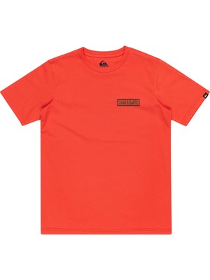 Quiksilver Marooned Youth Erkek Çocuk Kırmızı Tişört