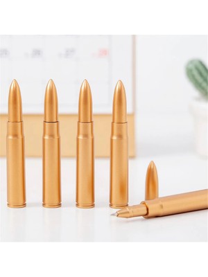 GongtuShop 2 Adet Tarzı Mavi Reative Bullet Shape Tükenmez Kalemler Mavi Mürekkep Rollerball Kalemler Imza Kalemler Ofis Okul Kırtasiye Yazma Araçları (Yurt Dışından)