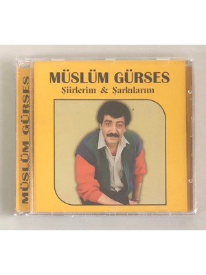 Müslüm Gürses Şiirlerim & Şarkılarım CD (Jelatininde Sıfır Orjinal Cd)