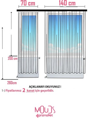 Moud's Astronot Desenli Fon Perde Çocuk ve Bebek Odası Süet Baskılı Ekstrafor Büzgü 2 Kanat Prd-69