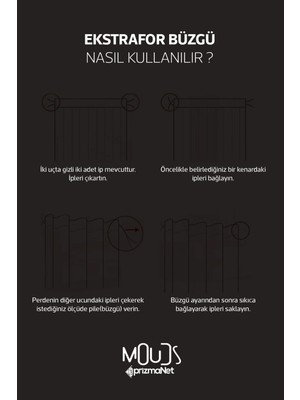 Moud's Real Art Desenli Süet Oturma Odası Salon Fon Perde Baskılı Ekstrafor Büzgü 2 Kanat PRD-1112