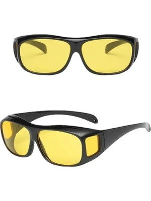 Ceymstech Uv Güneş Koruma Etkili Gece Görüş Polarize Unisex Güneş ve Sürücü Gözlüğü