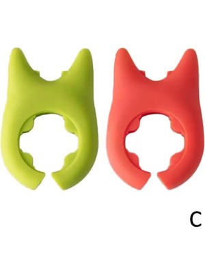 Ceymstech 2 Adet Tencere Tava Ara Aparat Çok Fonksiyonlu Spatula Silikon Anti Kaşık Tutucu Alet