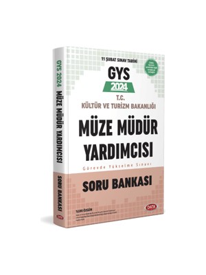 Data Yayınları 2024 GYS T.C. Kültür ve Turizm Bakanlığı Müze Müdür Yardımcısı Görevde Yükselme Sınavı Soru Bankası