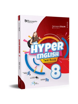 Hiper Zeka Yayınları 8. Sınıf Hyper English - Test Book Soru Bankası Hediyeli
