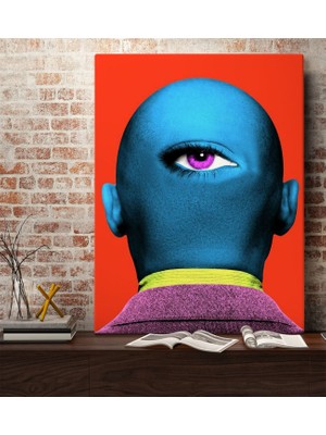 Bk Gift Fantastic Tasarımlı Kanvas Tablo-38 70X100CM Ev Dekorasyonu, Ev Hediyesi