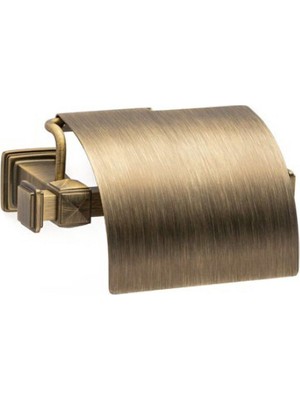 Dorık Kapaklı Tuvalet Kağıtlığı Antik Renk 67X126X167 Mm