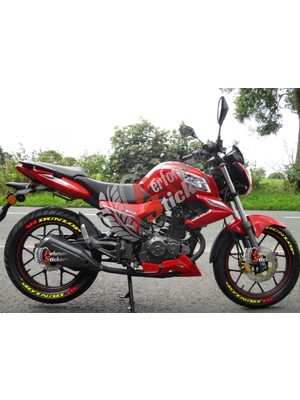 Ps Stickers Dunlop Motorsiklet  Scooter  Lastik Yazısı Sticker 8 Adet (Rks Mondial Falcon Kuba Yamaha Honda Tüm Motorlara Uyumlu)