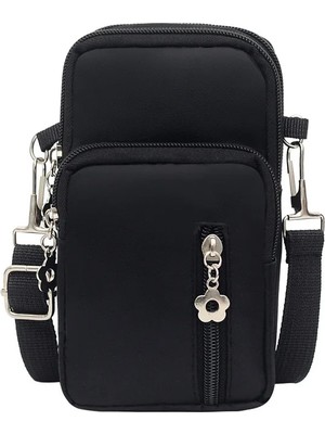 Kensen Shop RENK12 Tarzı 17CM 9cm 6cm Yeni Kadın Mini Crossbody Çanta Çapraz Omuz Cep Telefonu Çantası Spor Açık Bayan Kol Çantası Dış Ticaret Eğlence Naylon Çanta (Yurt Dışından)