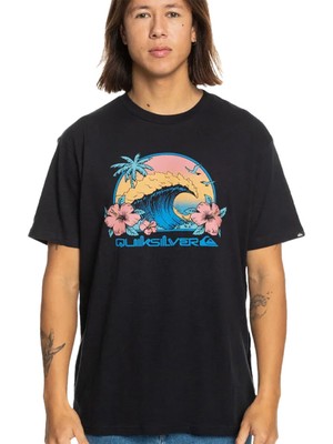 Quiksilver Riding Today Erkek Siyah Tişört